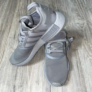 adidas NMD R1 All Gray Sneakers | Men’s Size 9